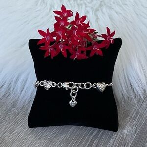 ❤️🌟BRIGHTON Heart Slide Charm Bracelet